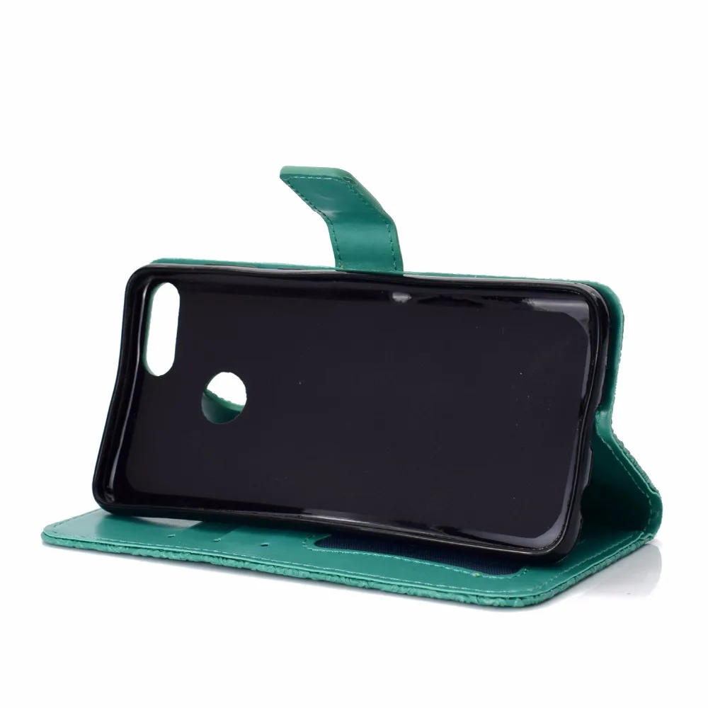 Чехол книжка из искусственной кожи для Huawei Y9 2018 Y7 Prime Y6 Y5 2018|Бамперы| |