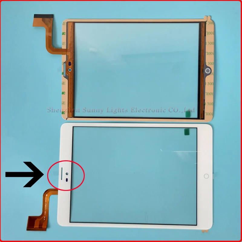 Для 7,8" zte e-Learning PAD E8Q+ сенсорный экран дигитайзер сенсорная панель стекло сенсор Замена