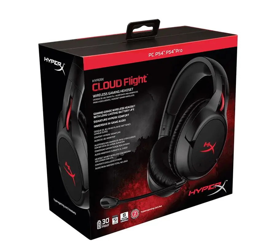 Kingston Cloud Flight беспроводные Игровые наушники многофункциональные для ПК PS4 Xbox Mobile |