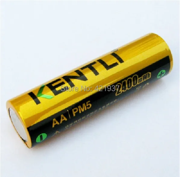 KENTLI 4 шт./лот мощный литий-ионный Аккумулятор AA 1 5 В 2400 мАч перезаряжаемый