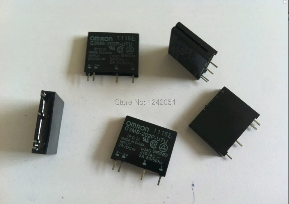 Твердотельное реле PCB SSR 24 В постоянного тока выход G3MB-202P переменного 2 А шт. DC-AC 240 |