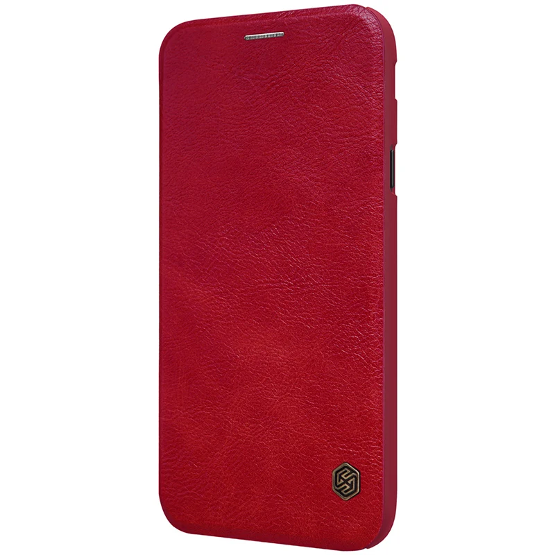 PU Leather Flip Cover For Samsung Galaxy J3 Full Protection Case With Card Pocket Nillkin Qin Series | Мобильные телефоны и