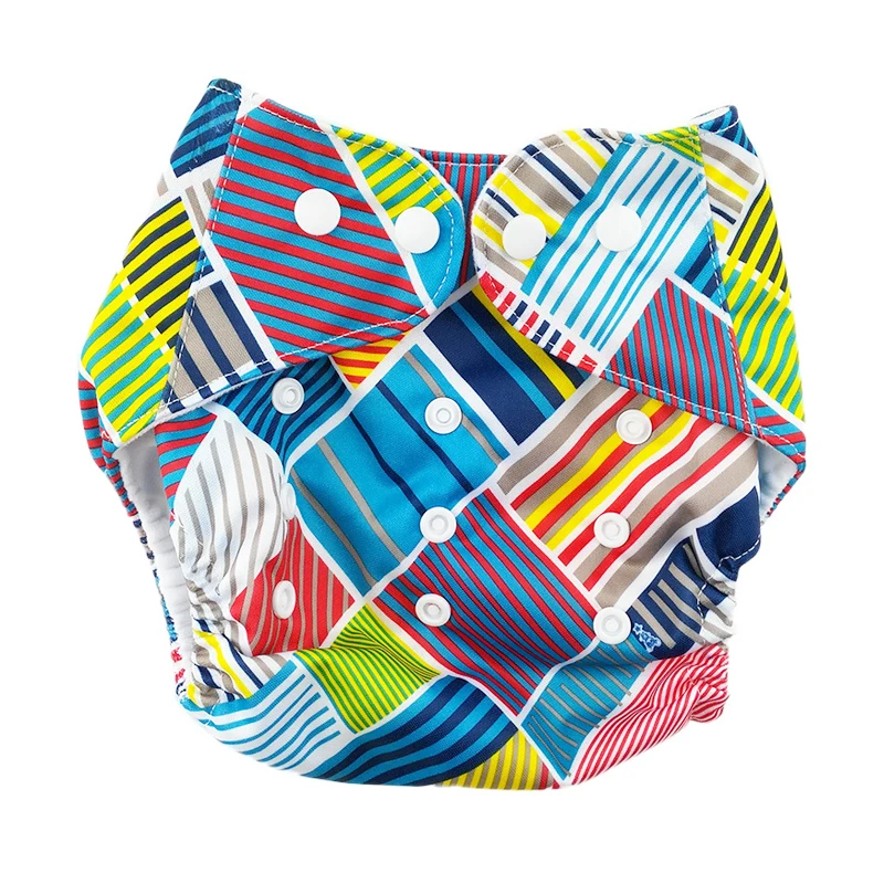 Детские плавающие подгузники унисекс тренировочные штаны милые Мультяшные