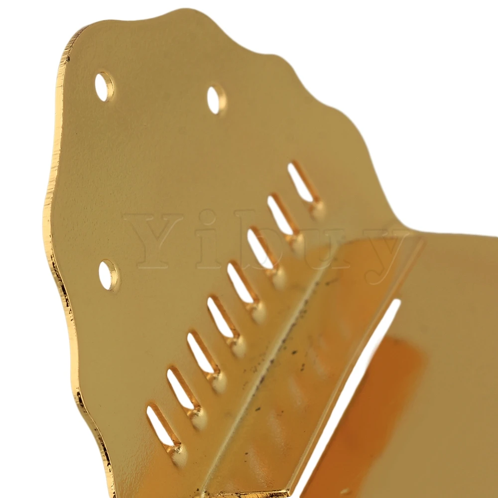 Yibuy GOLD SCALLOPED MANDOLIN REPLACEMENT TAILPIECE &quotK" word | Спорт и развлечения