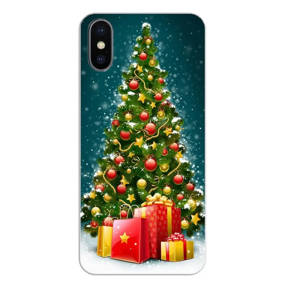 Christmas Snow Reindeers New Year Silicone Cover Bag For Huawei Honor 5A LYO-L21 Y6 II Compact Y5 2 Y5II Mate 10 Lite Nova 2i 9i |