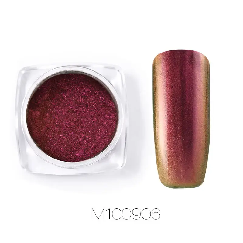M100906 ROSALIND блеск для ногтей 1 шт. Павлин порошок блестящее украшение для ногтей нужна база и верхнее покрытие DIY маникюр 8 цветов УФ Дизайн ногтей - Цвет: M100906
