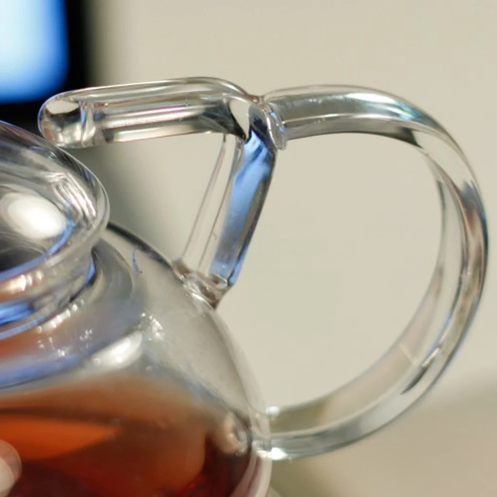 

PINDEFANG Artistic 400ml Blooming Tea, Loose Leaf Tea Pot with Glass Strainer Safe Lid Dishwasher, Stovetop Safe Teaset Kettles