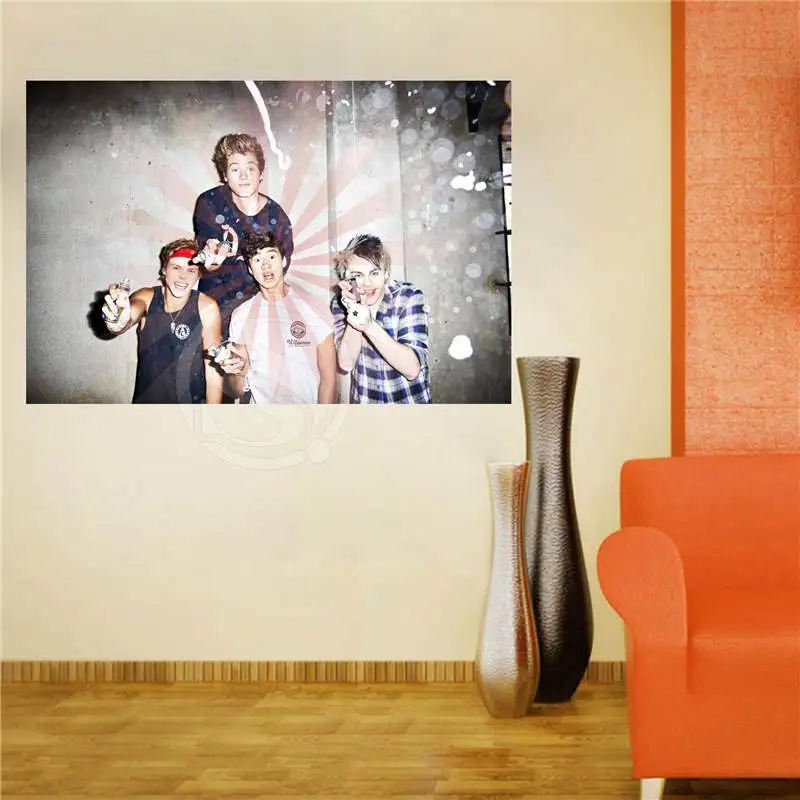 W620F66 на заказ 5 секунд лета холст живопись ранний плакат ткань печать сделай сам