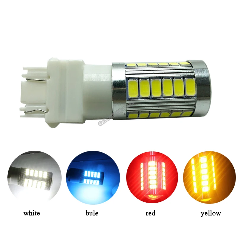 Carbar # T25 3157 33 SMD 5730 Светодиодная автомобильная лампа указателя поворота стоп