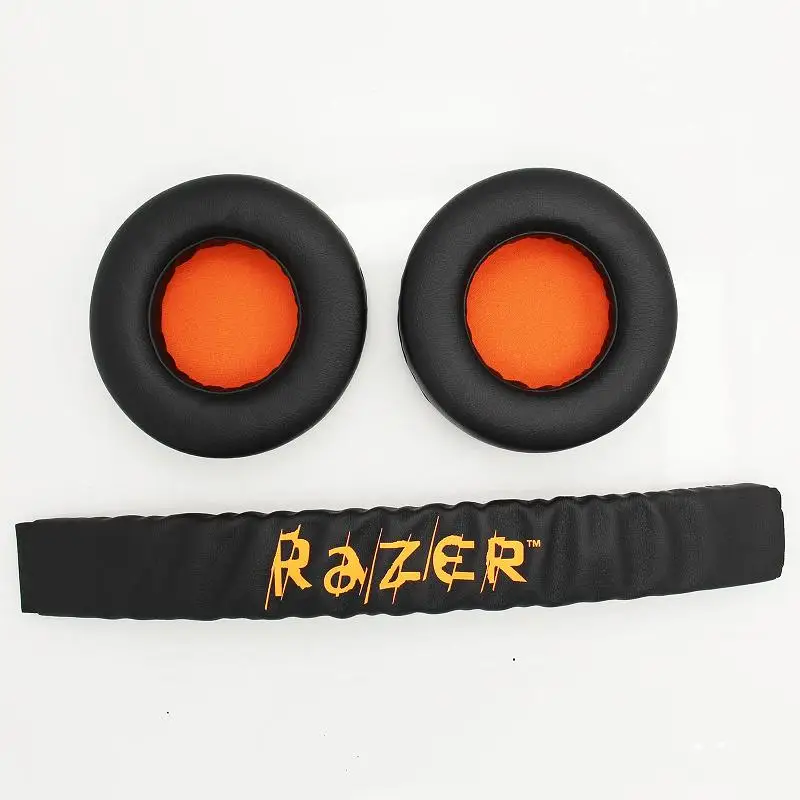 Сменные амбушюры для наушников, оголовье, подушка для razer Electra, игровые ПК наушники, гарнитура, черный и зеленый цвета