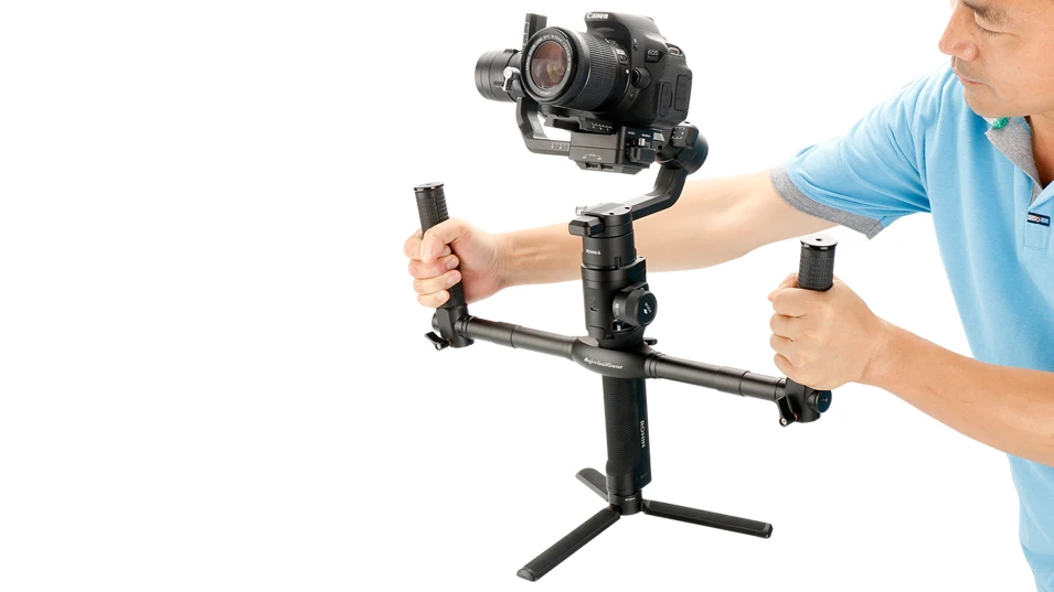 RS-DH04 Съемная двойная ручка ручные стабилизаторы аксессуары для Dji Ronin S Ronin SC Moza Air 2 монтажный монитор микрофон