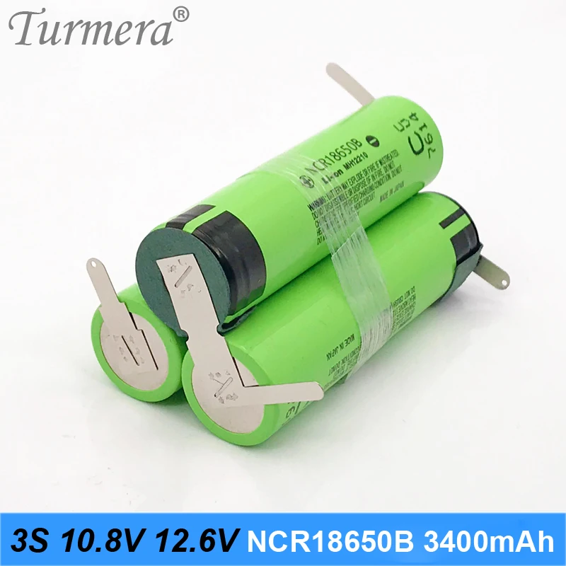 3s аккумулятор 18650 шт ncr18650b 3400 мАч 10 8 В 12 6 в сварочный припой батарея для отвертки
