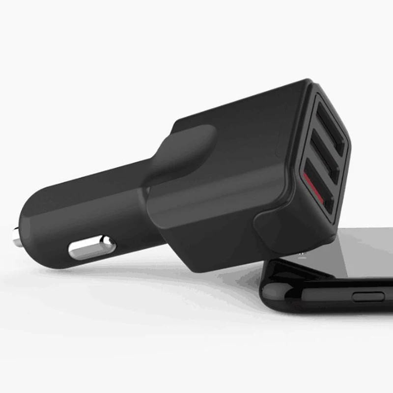 VRURC 3 Порты usb быстрый автомобиль Зарядное устройство Quick Charge QC 0 USB Автомобильное