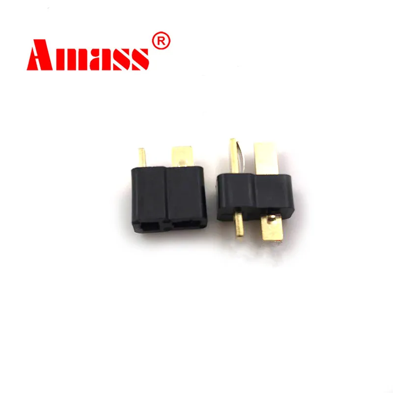 

5pairs Amass T Plug Non-Skip Male Female Deans Connector Plug For RC Lipo Battery Remote Control Helicopter Airplane