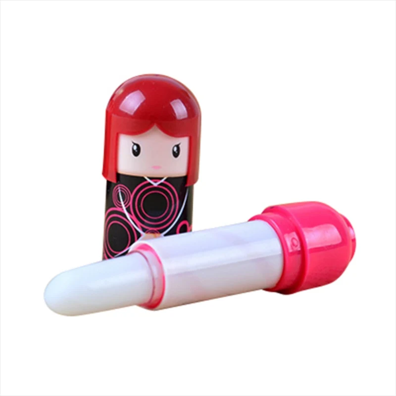 Новый детский бальзам для губ милое кимоно кукла губная помада глубокое