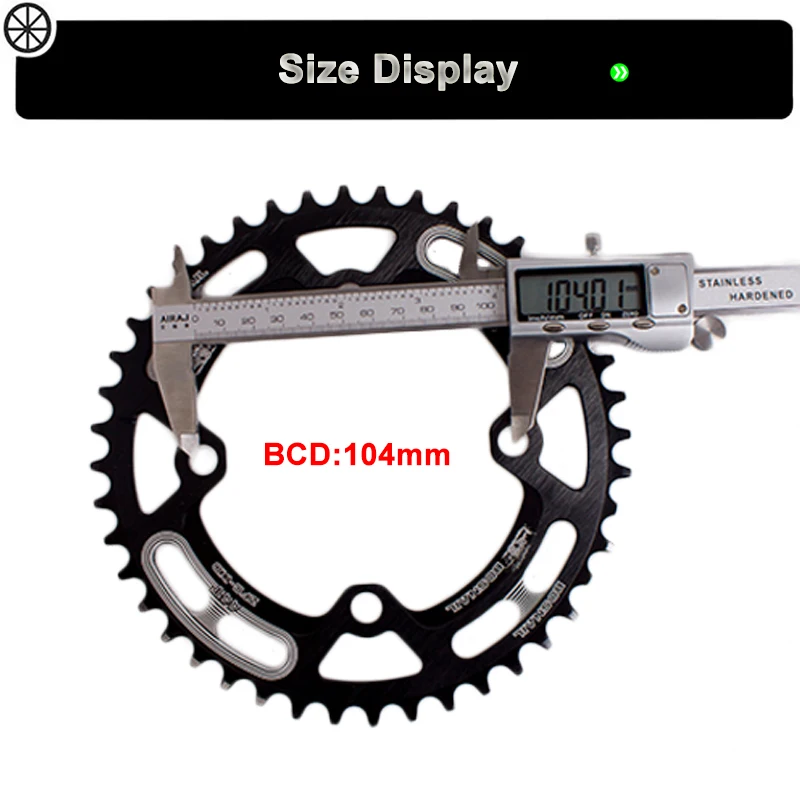 BDSNAIL 104BCD горная велосипедная передняя звезда 44 T 46 T 48 T 50 T 52 T MTB велосипедная передняя звезда узкая широкая цепь колесные болты с одной скоростью