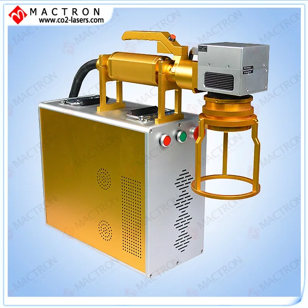 Новая портативная мини волоконная лазерная маркировочная машина 10 Вт цена для