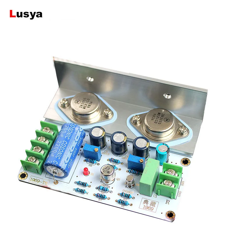 Hifi JLH 1969 усилитель аудио класса А усилитель мощности плата MOT 2N3055 собранный и diy комплект доска