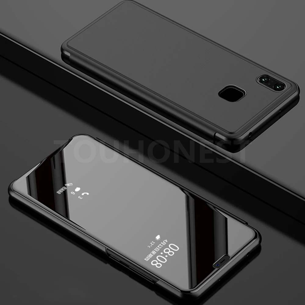 Чехол книжка для Redmi 5 plus Note 5A prime 4X 3 4 X Smart Mirror Clear View Xiaomi mi A1 Mix 2 6 5C|Чехлы-книжки| |
