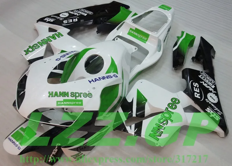 Зеленый белый литьевая форма наборы обтекателей для HONDA CBR600 RR 2003 2004 CBR 600RR 03 04 CBR600RR