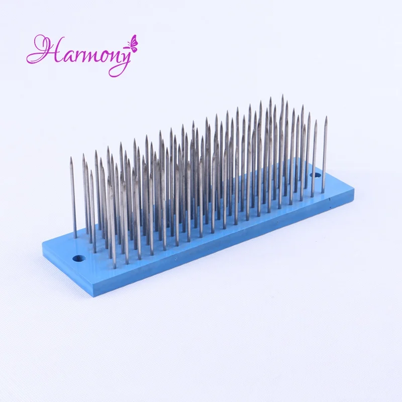 Hair Hackle With 93 Pcs Needle For Comb Machine Weft,small Steel Comb Hair Extension Tools