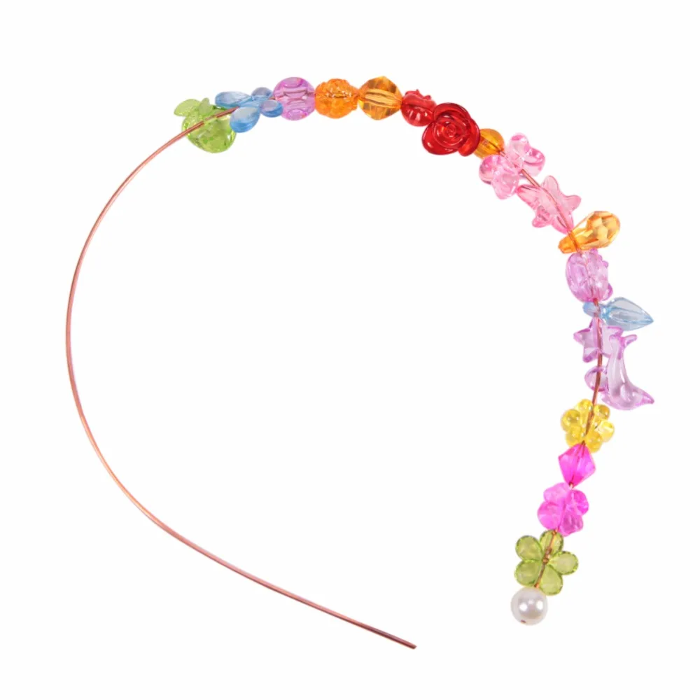 Lisli Красочные Акриловые Бисер Игрушка DIY Ювелирные Изделия для Детей Ожерелье и