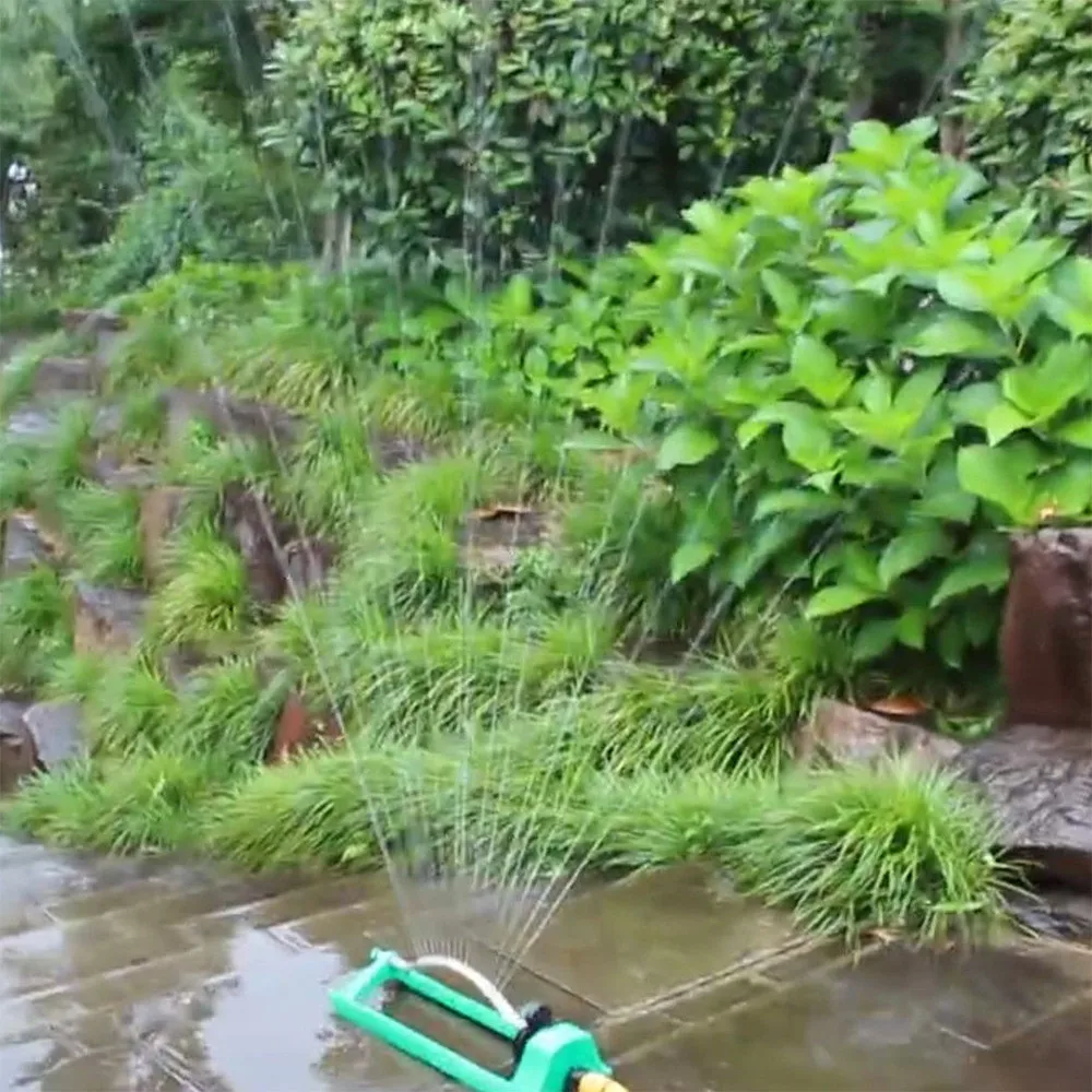 Осциллирующий спринклер для газона ABS пластиковое основание алюминиевая трубка