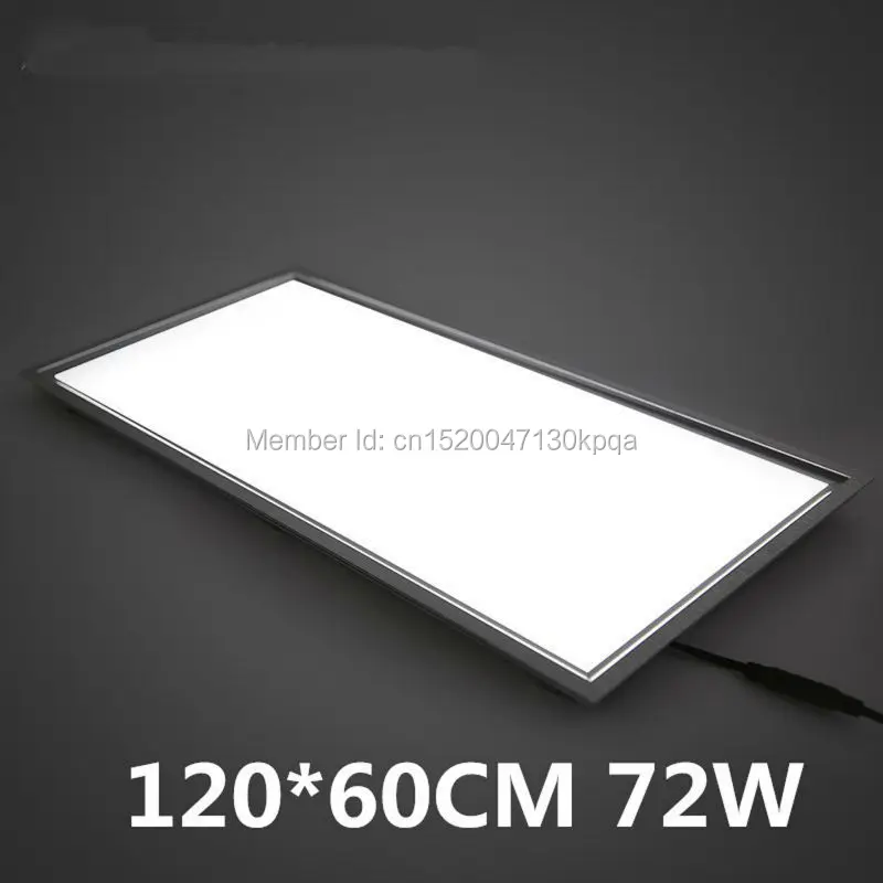 6 шт. 600x600 и светодиодный т. 600x1200 Светодиодная панель освесветильник 40 3000K 6000K