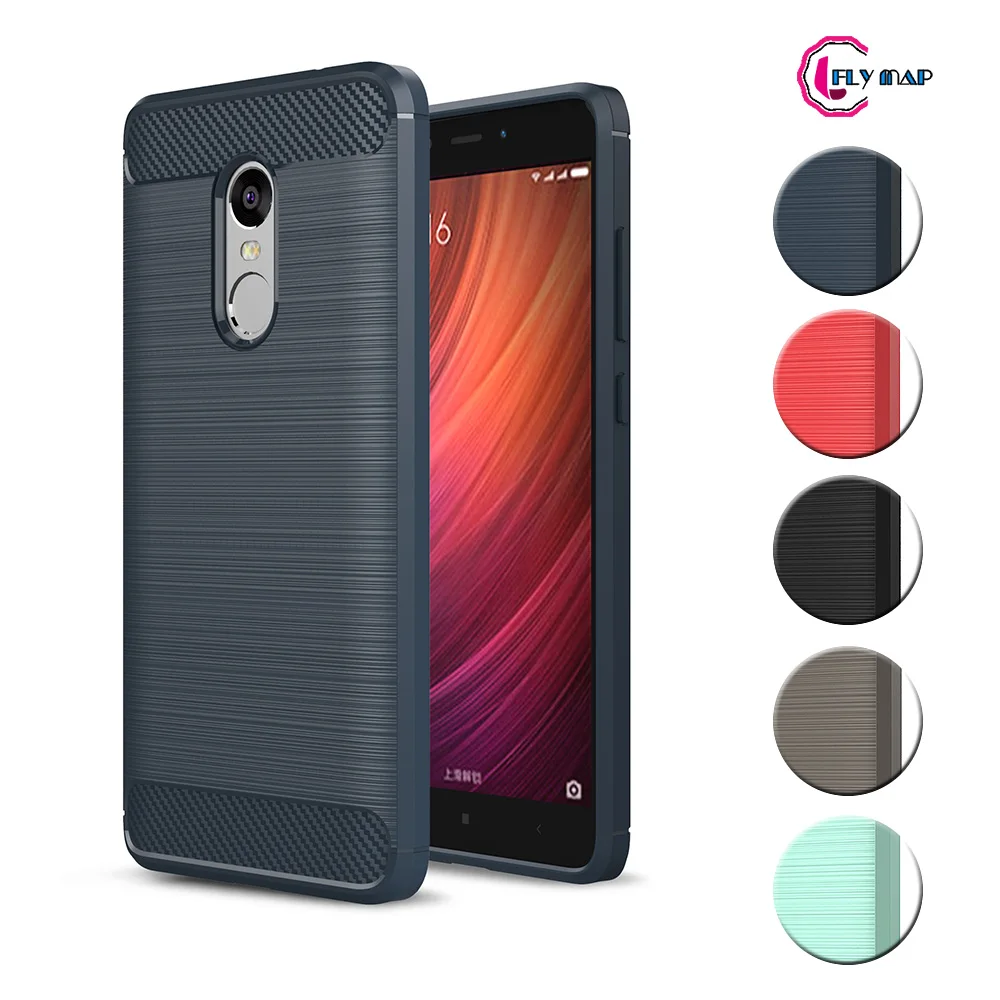ТПУ чехол для Xiaomi Redmi Note 4 Note4 Pro Мягкий силиконовый из углеродного волокна Чехол