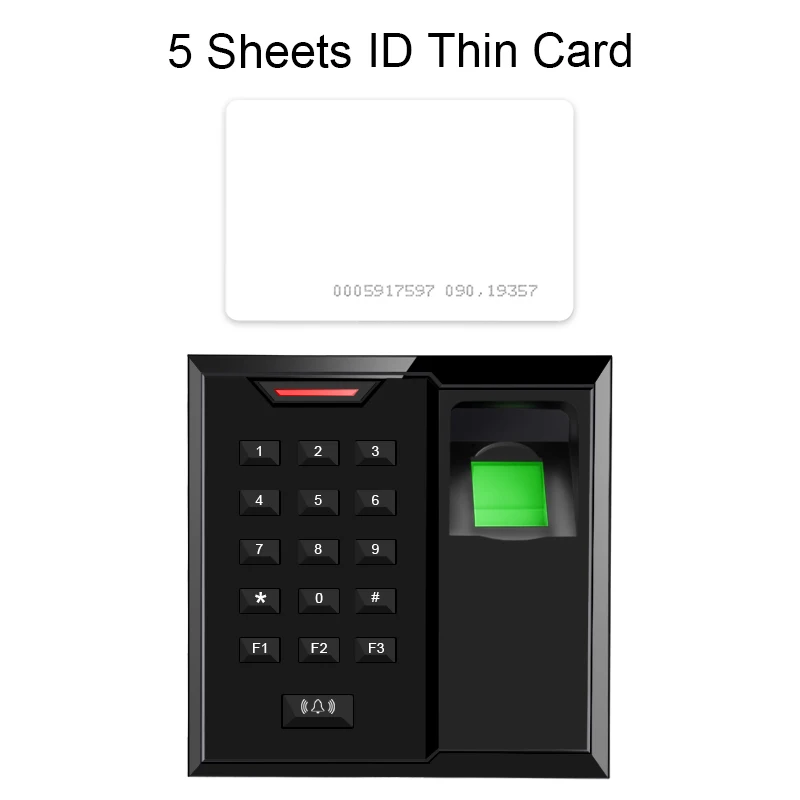 With 5pcs RFID Card Eseye система контроля доступа отпечатков пальцев биометрический считыватель отпечатков пальцев датчик контроля доступа двери пароль электронная машина - Цвет: With 5pcs RFID Card