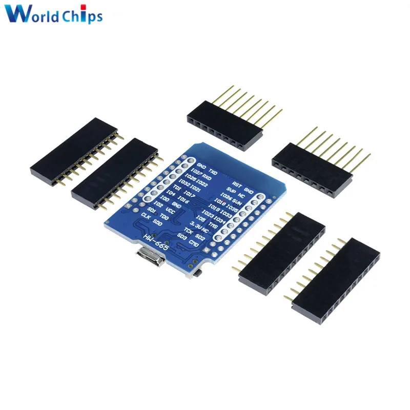 1 комплект для Wemos MINI D1 ESP32 WiFi+ Bluetooth для Wemos D1 Mini Esp8266 модуль с булавками Новое поступление