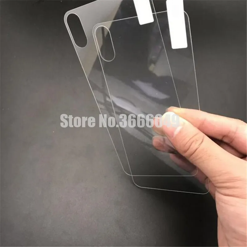 100 шт. закаленное стекло премиум класса для iPhone XS max 2.5D защитная пленка задняя