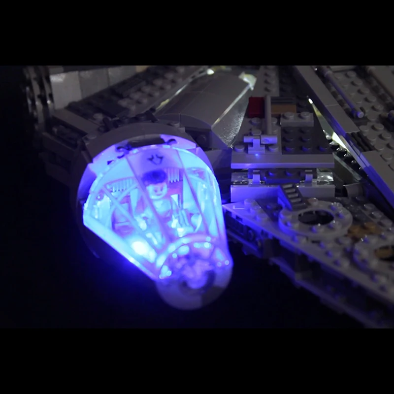 Светодиодная лампа для Lego 75105 Star Wars The Force Awakens Millennium Falcon совместимая с 05007