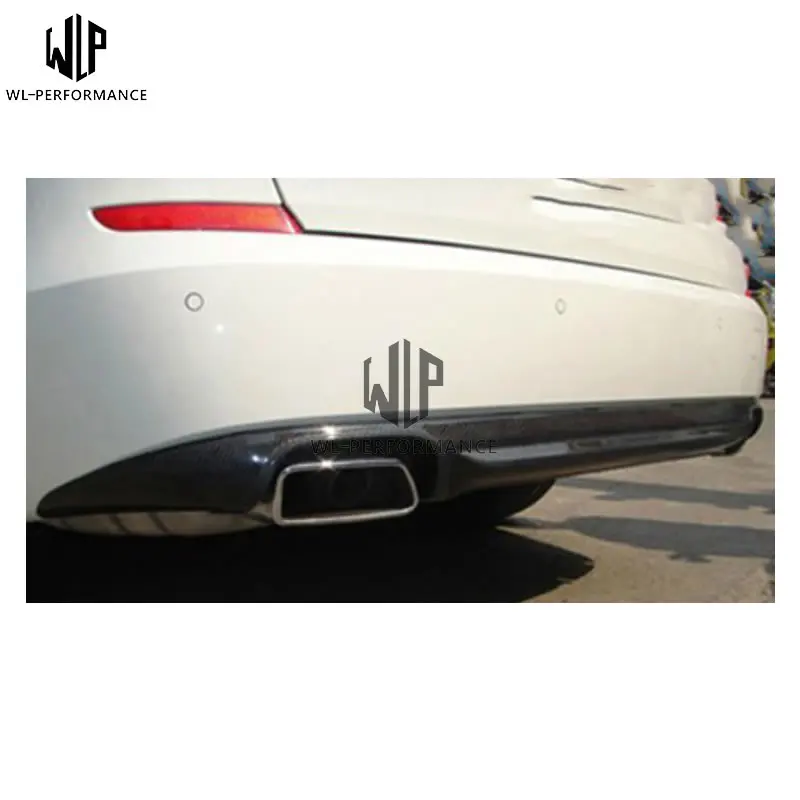 Для BMW 5 серии 550i GT F07 528i карбоновое волокно задний бампер диффузор Протектор 2014-up