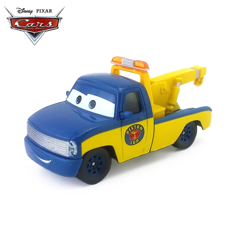 Disney Pixar Cars RACING Tow Truck том 1:55 металлический литой автомобиль Развивающие игрушки