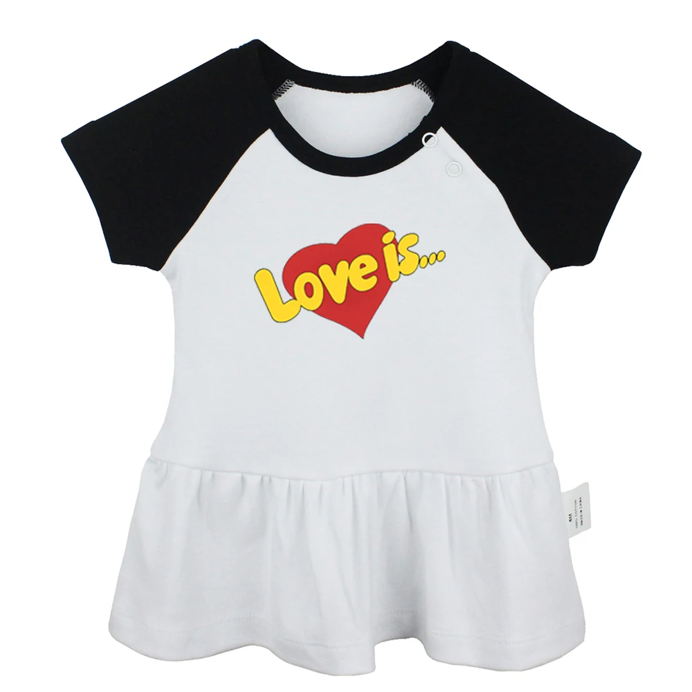 I Love New York is Heart Karma Retribution For Sin Design Новорожденные платья для маленьких