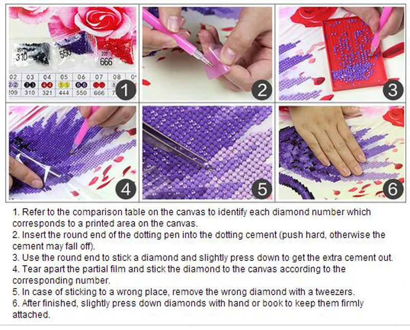 

3d diy diamond painting triptych paingings home decorative full resin round drill rhinestone painting animal painting 4pcs kits