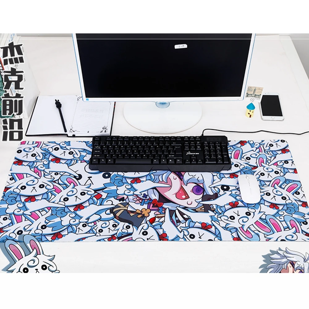 Anime JK FGO Fate/Grand Order FateGO Caster Merlin Cath Palug Fou Mouse Pad Mat Fate/stay night Rubber 40*90cm Large Mousepad