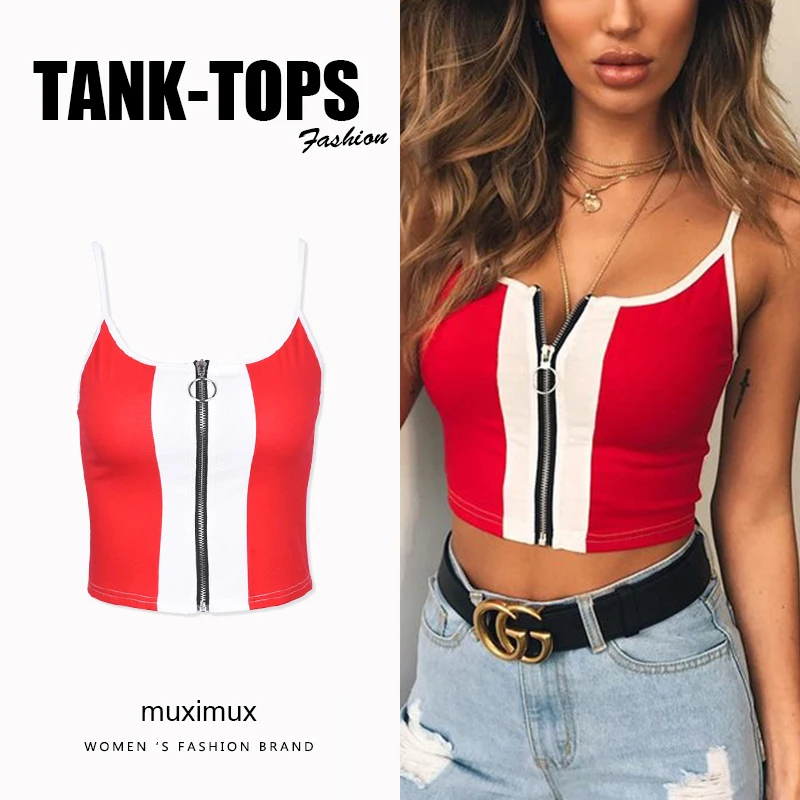 2018 летние женские сексуальные майки топы тройники короткие Camis цветные