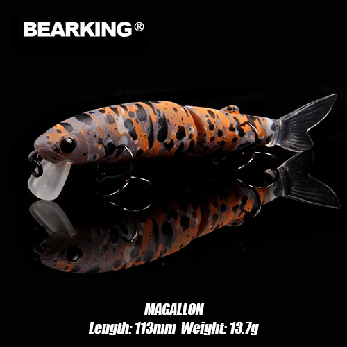 Magallon-G BEARKING Magallon Family 113 мм 16 г, 113 мм 13,7 г, 88 мм 7,2 г профессиональные рыболовные приманки гольян Кривошип горячая модель приманки - Цвет: Magallon-G