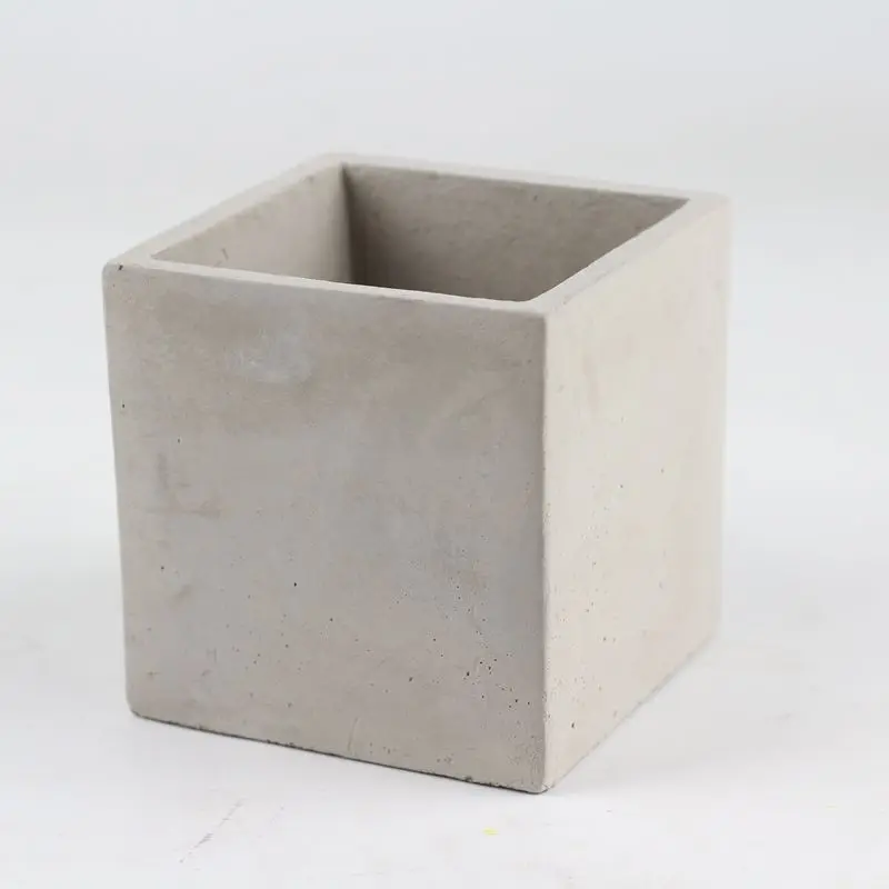 Silicone Mold for Concrete Flowerpot Mould Square Gypsum Cement Pot Mold Handmade Succulents Planter Garden Decoration Tool - Цвет: L0309