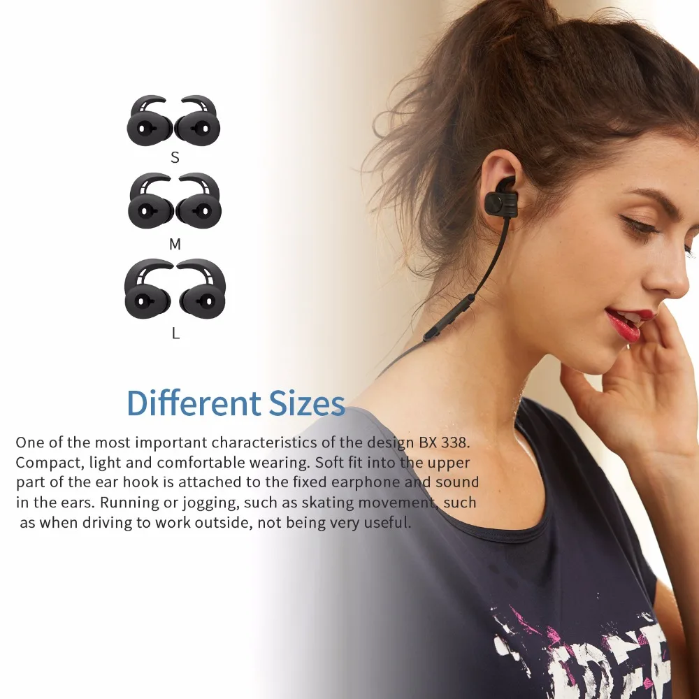 Bluetooth наушники Plextone BX338 с микрофоном и шейным ободом|Наушники гарнитуры| |