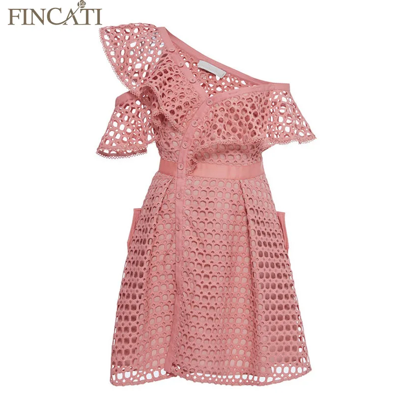 Женское платье весна лето 2017 кружевное мини с открытыми плечами и оборками|vestido de