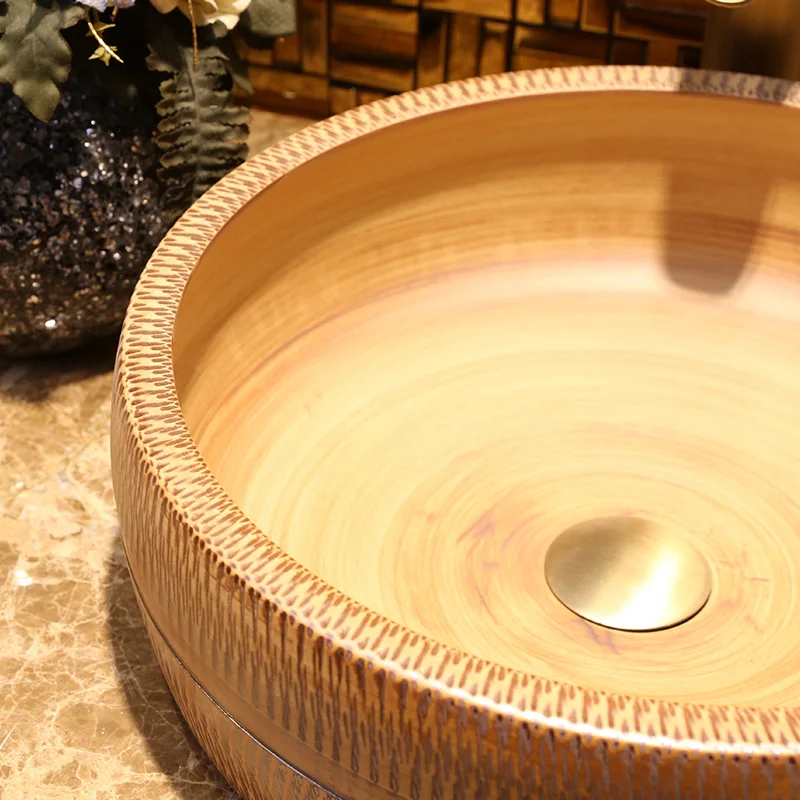 Европейский классический бассейн Jing Yan керамический художественный бассейн|basin