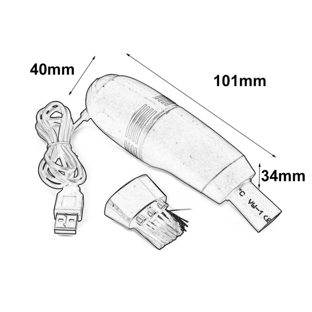 Small Size USB Computer Keyboard Vacuum Cleaner Mini for PC Laptop Desktop | Компьютеры и офис