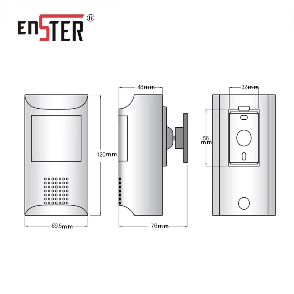 Скрытая Беспроводная IP-камера ENSTER SONY IMX323 1080P с функцией ночного видения |