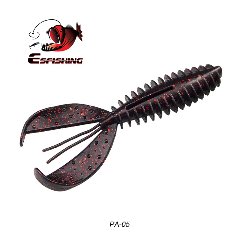 PA05 ESFISHING мягкие приманки Chunk Craw 6 шт. 110 мм мягкие приманки ПВА воблеры для троллинга форели воблеры - Цвет: PA05