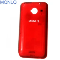 mqnlq red housing battery cover parts case for htc desire 601 battery door back cover power volume button white black red