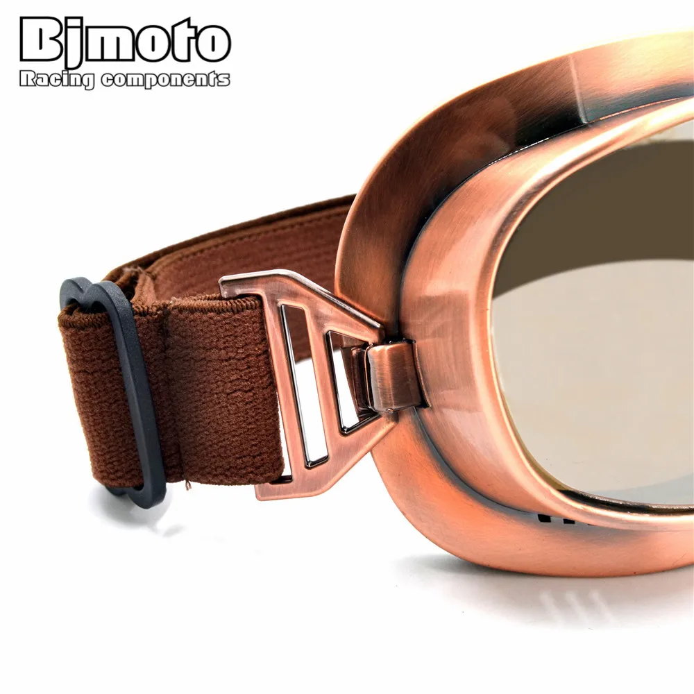 Очки MX для мотокросса винтажные очки с медной оправой открытого лица шлем Ретро