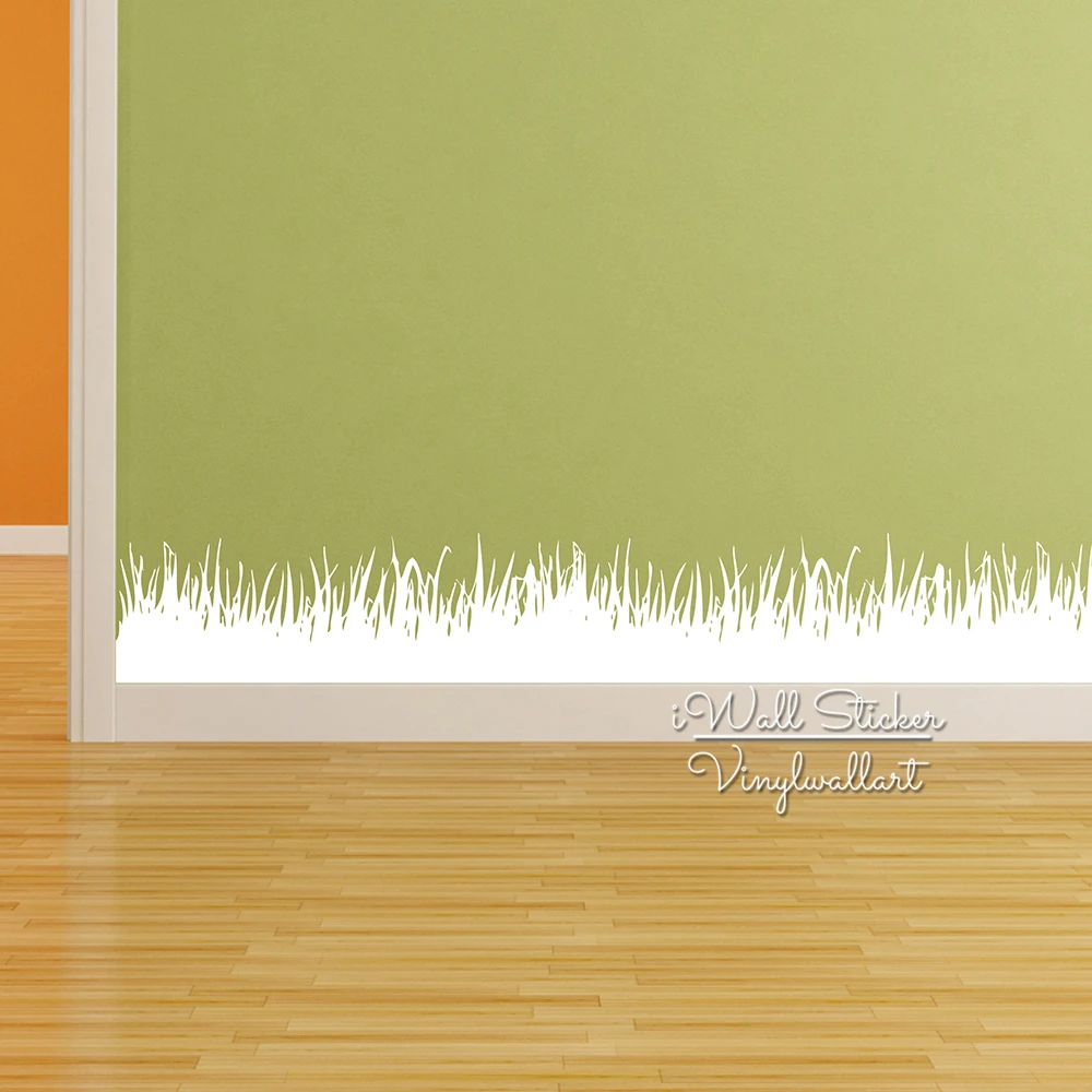 Трава наклейка на стену трава сделай сам современный цветок вырезанная